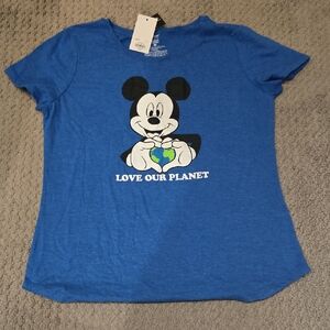 Blue Kids Shirt with Cartoon Character